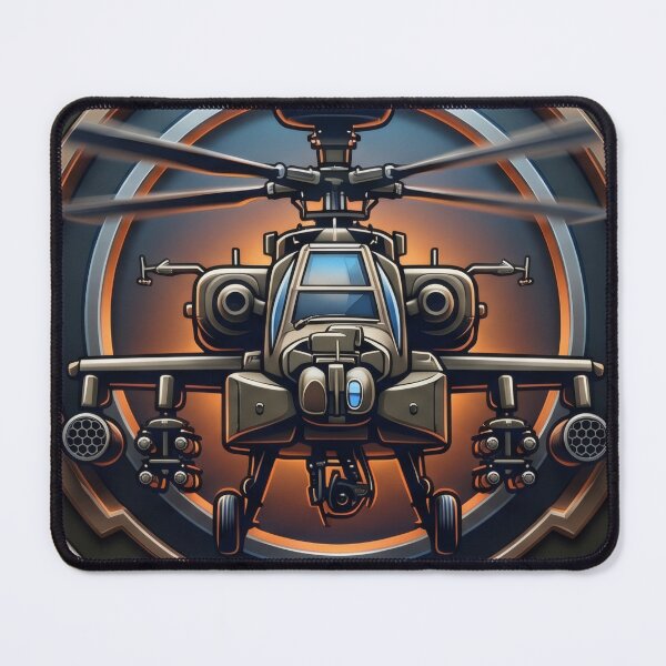 Item preview, AH-64 Apache Attack Helicopter 30mm Tactical Cannon Humor designed and sold by ArtDreams92.