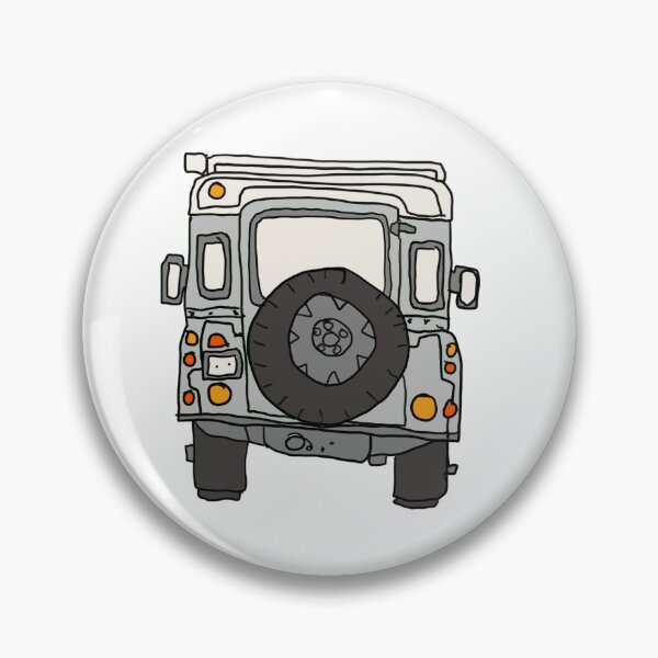 Item preview, Antiguo Land Rover Defender - plateado designed and sold by Jonesyinc.