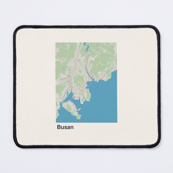 Item preview, Busan Minimalistic Map Art designed and sold by MapsNerd.