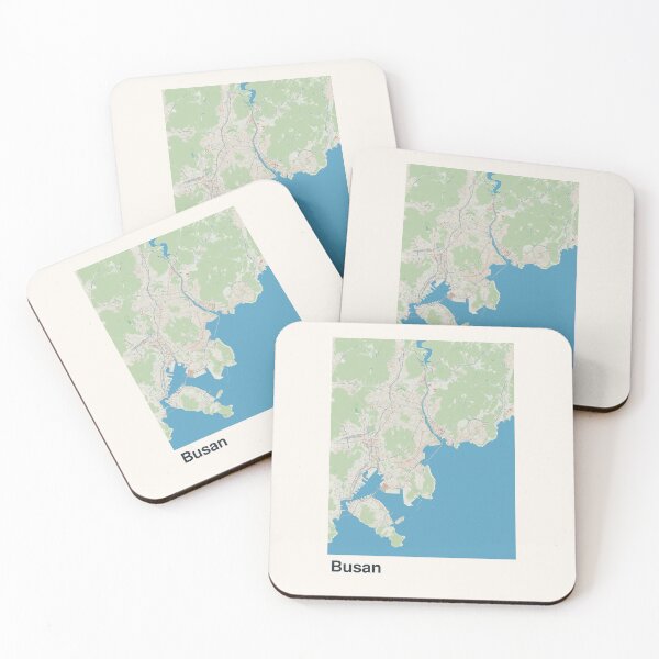 Item preview, Busan Minimalistic Map Art designed and sold by MapsNerd.