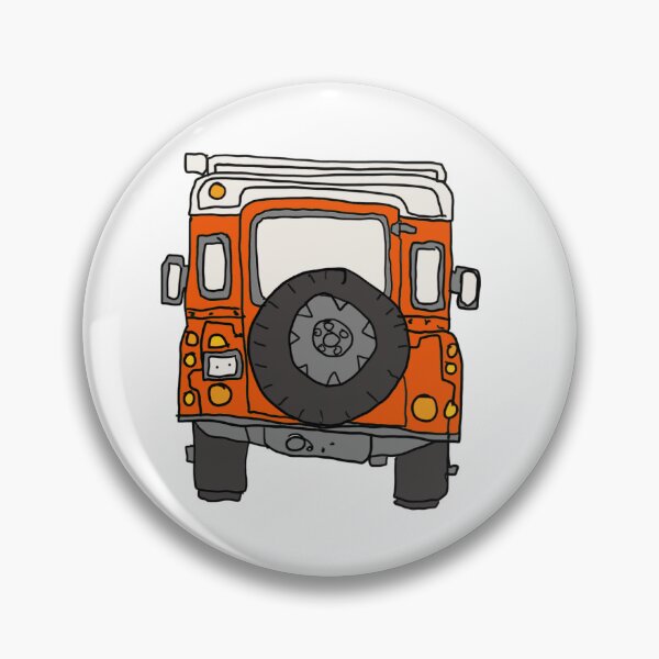Item preview, Antiguo Land Rover Defender - naranja designed and sold by Jonesyinc.