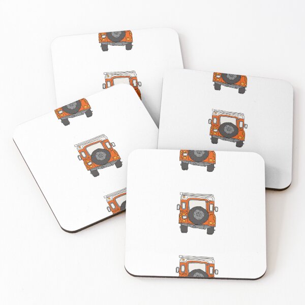 Item preview, Old Land Rover Defender - orange designed and sold by Jonesyinc.