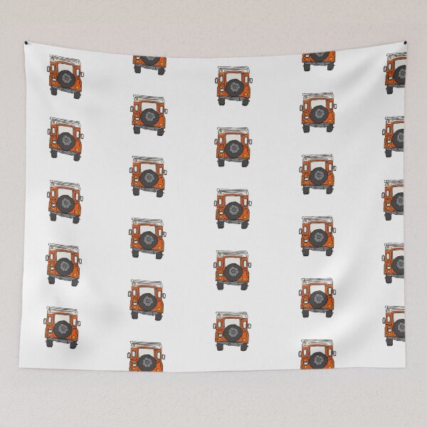 Item preview, Old Land Rover Defender - orange designed and sold by Jonesyinc.