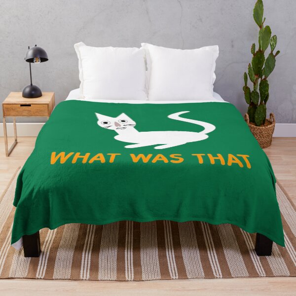 Item preview, WHAT WAS THAT Funny Cat Meme designed and sold by Shopovibe.