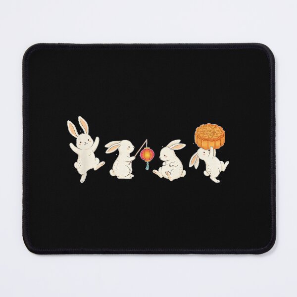 Item preview, Mid Autumn Festival Bunny Rabbit Moon-Cake Chinese Holiday designed and sold by LorenaVirex.