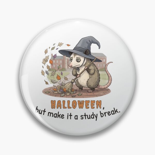 Item preview, Halloween, but Make It a Study Break designed and sold by ChernotytskaArt.