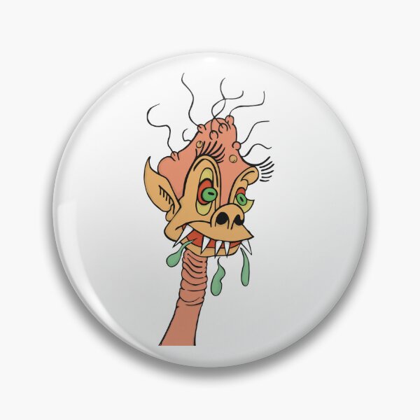 Item preview, Drooling Orange Monster designed and sold by BrandbyCristina.