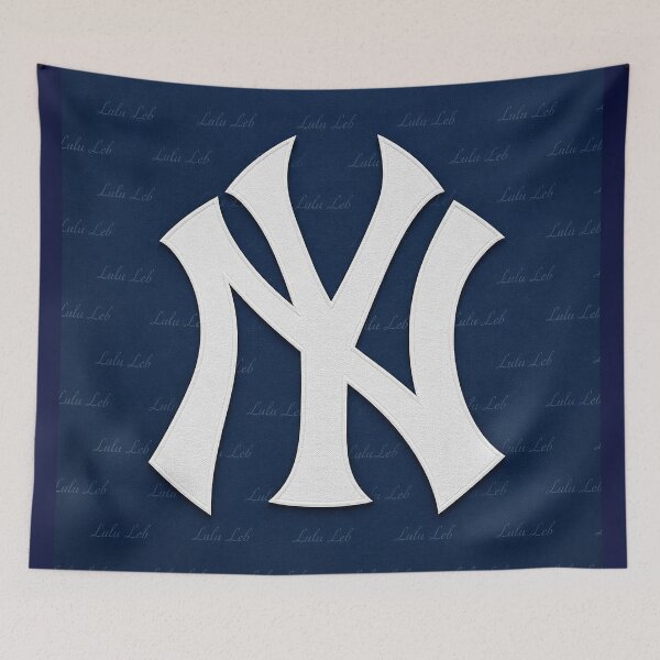 Item preview, New York Yankees NY Logo – Classic Navy and White designed and sold by LuluLeb.