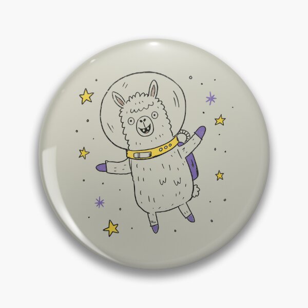Item preview, Space Llama Floating Among the Stars designed and sold by Studio Bootleg.