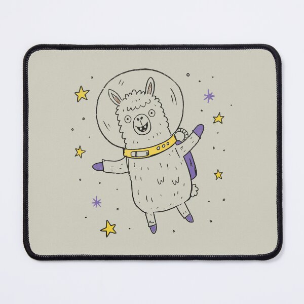 Item preview, Space Llama Floating Among the Stars designed and sold by Studio Bootleg.