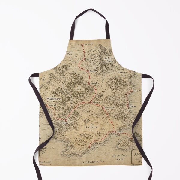 Item preview, Fantasy Map of Avesnell – Vintage Adventure Travel Map designed and sold by shamiloff.