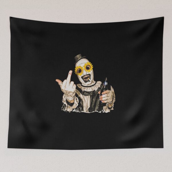 Item preview, Terrifier Art The Clown Middle Finger & Drinking Vintage Horror designed and sold by vdzooart.