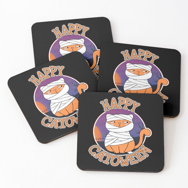 Item preview, Happy Catoween Funny Mummy Cat Halloween Gift designed and sold by Say It With Ink.