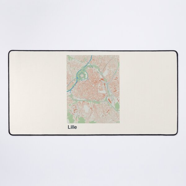 Item preview, Lille Minimalistic Map Art designed and sold by MapsNerd.