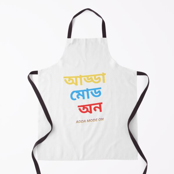 Item preview, Adda Mode On - Funny Bengali Typography designed and sold by Shopovibe.
