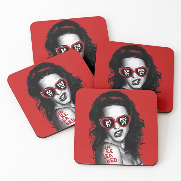 Item preview, Katy Perry Heart Sunglasses Monochrome Pop Art Portrait designed and sold by Vicky021.