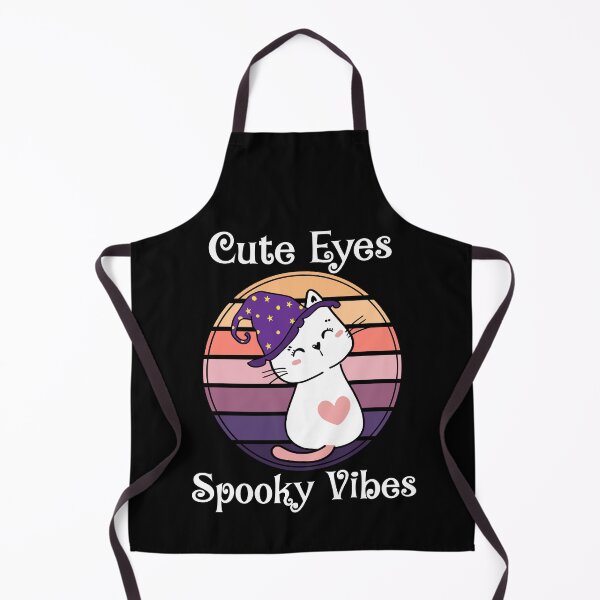 Item preview, Cute Eyes Spooky Vibes Cute Witch Cat Halloween Gift designed and sold by Say It With Ink.