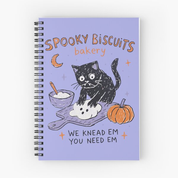 Item preview, Halloween Black Cat Baking Ghost Cookies designed and sold by Studio Bootleg.