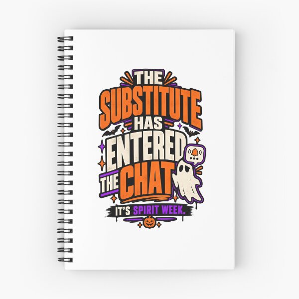 Item preview, Substitute Has Entered the Chat Halloween T-Shirt designed and sold by TeeVex.