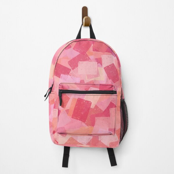 Item preview, Cubism Abstract Pink Orange Pattern designed and sold by ArtbyDebbieC.