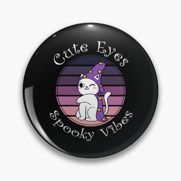 Item preview, Cute Eyes Spooky Vibes Magic Cat Lover Gift designed and sold by Say It With Ink.