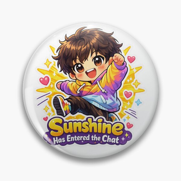Item preview, J Hope Inspired Sunshine Chibi Sticker | Cute Kpop Dance Anime Sticker | Happy Idol Fan Art designed and sold by CutePrintCorner.
