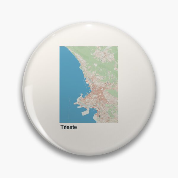 Artikelvorschau, Minimalistische Kartenkunst von Triest entworfen und verkauft von MapsNerd.