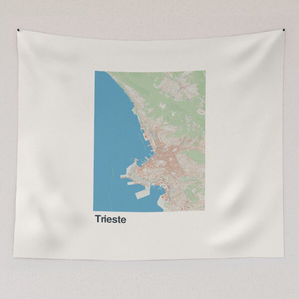 Item preview, Trieste Minimalistic Map Art designed and sold by MapsNerd.