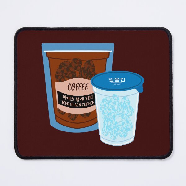 Item preview, Iced Black Coffee Pouch and Ice Cup designed and sold by Rin_Art.