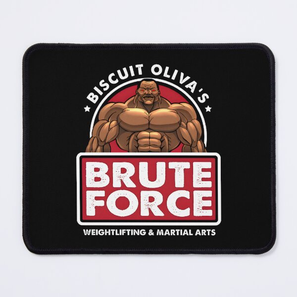 Item preview, Biscuit Oliva's Brute Force Logo Weightlifting and Martial designed and sold by KnopM2.