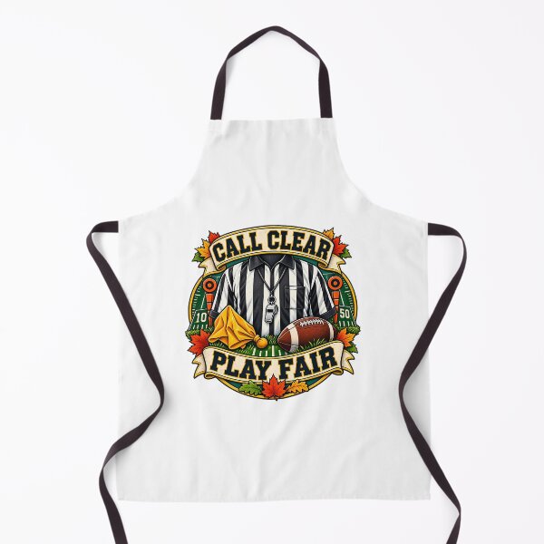 Item preview, Call Clear Play Fair Football Referee Art designed and sold by GalaxyShirtUS.