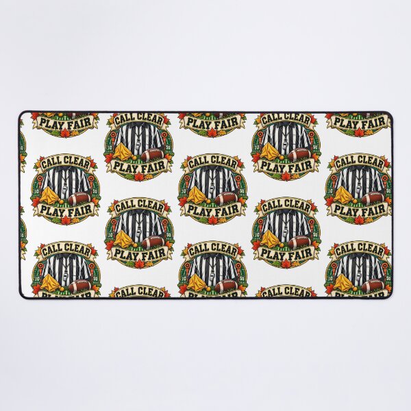 Item preview, Call Clear Play Fair Football Referee Art designed and sold by GalaxyShirtUS.