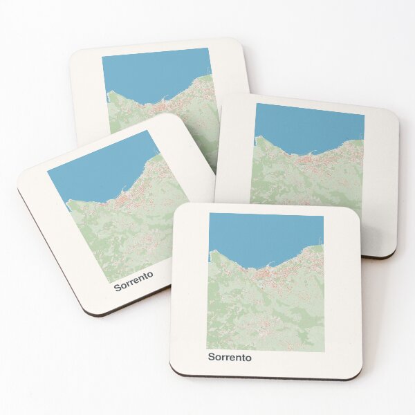 Item preview, Sorrento Minimalistic Map Art designed and sold by MapsNerd.