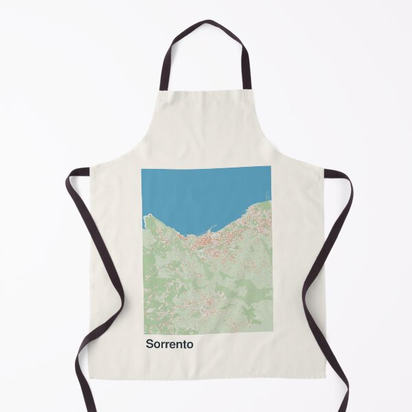 Item preview, Sorrento Minimalistic Map Art designed and sold by MapsNerd.