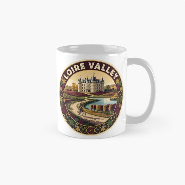 Item preview, Loire Valley Cycling Sticker designed and sold by Imaginarium of Chaos falcon88 .