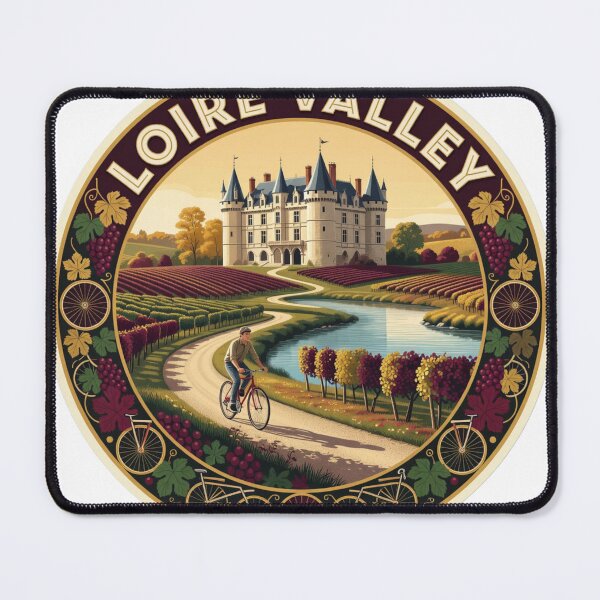 Item preview, Loire Valley Cycling Sticker designed and sold by Imaginarium of Chaos falcon88 .