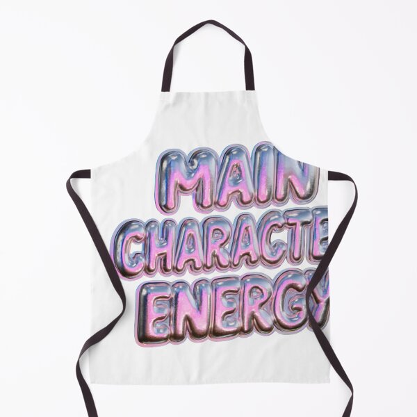 Item preview, Main Character Energy Trendy Bubble Text Design designed and sold by NicolasGlowArt.