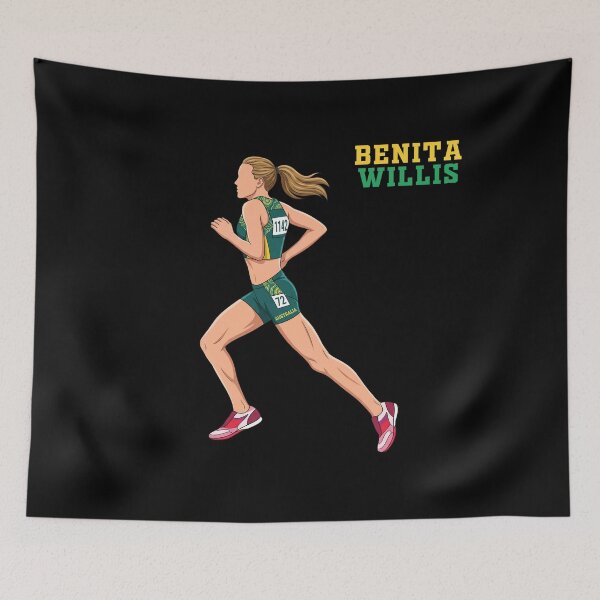 Item preview, Benita Willis - 12 - Australian Sprinter - Athlete designed and sold by GlimTig.