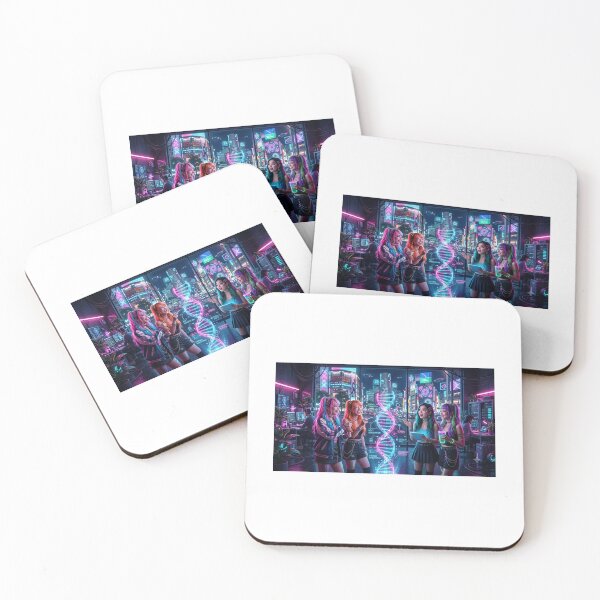 Item preview, Holographic DNA Genesis - Neo-Tokyo Cyber Girls designed and sold by Zen Motif Japan.