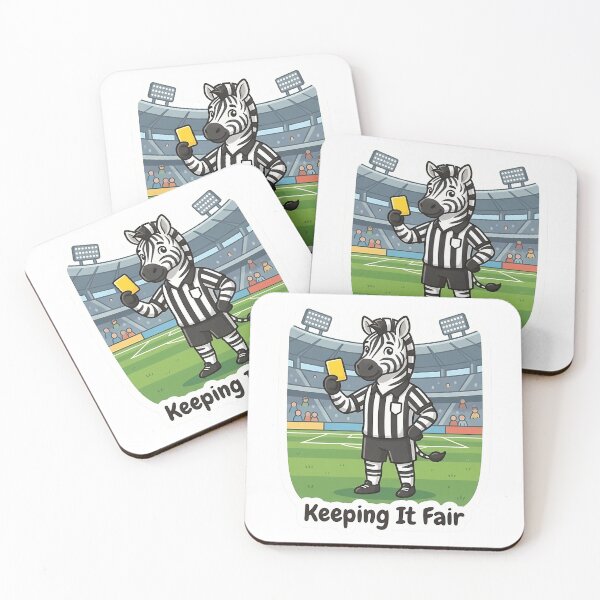 Item preview, Cute Zebra Referee  Keeping It Fair Soccer Referee Gift designed and sold by GalaxyShirtUS.