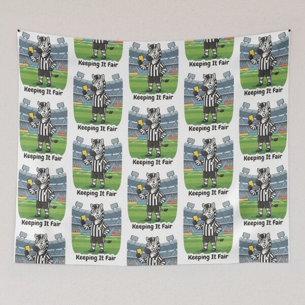 Item preview, Cute Zebra Referee  Keeping It Fair Soccer Referee Gift designed and sold by GalaxyShirtUS.