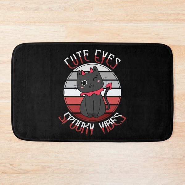 Item preview, Cute Eyes Spooky Vibes Devil Black Cat Lady Gift designed and sold by Say It With Ink.