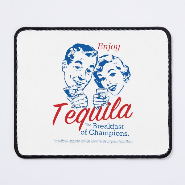 Item preview, Enjoy Tequila Breakfast of Champions Retro Drink Art designed and sold by TRINIKWITH.