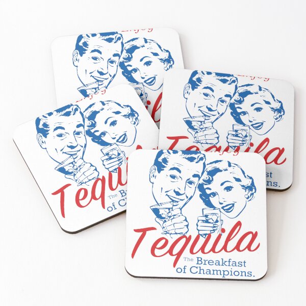 Item preview, Enjoy Tequila Breakfast of Champions Retro Drink Art designed and sold by TRINIKWITH.