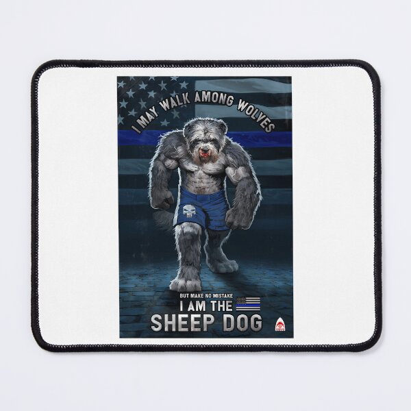 Item preview, Blue Line Sheep Dog designed and sold by SANVUDesigns.