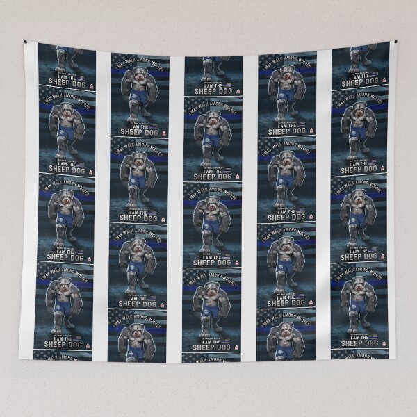 Item preview, Blue Line Sheep Dog designed and sold by SANVUDesigns.