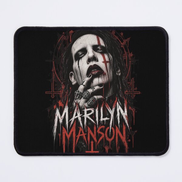 Item preview, Antichrist Superstar | Dark Industrial Rock Portrait designed and sold by THE DARK SHØP.
