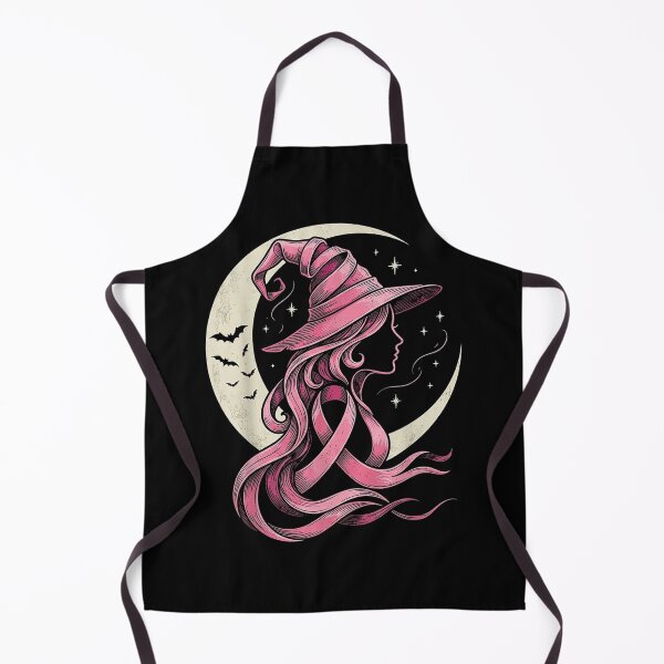 Item preview, Pink Ribbon Breast Cancer Halloween Witch  designed and sold by Taniyah Gomes.