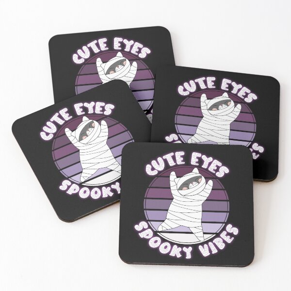 Item preview, Cute Eyes Spooky Vibes Cute Mummy Cat Halloween Gift designed and sold by Say It With Ink.