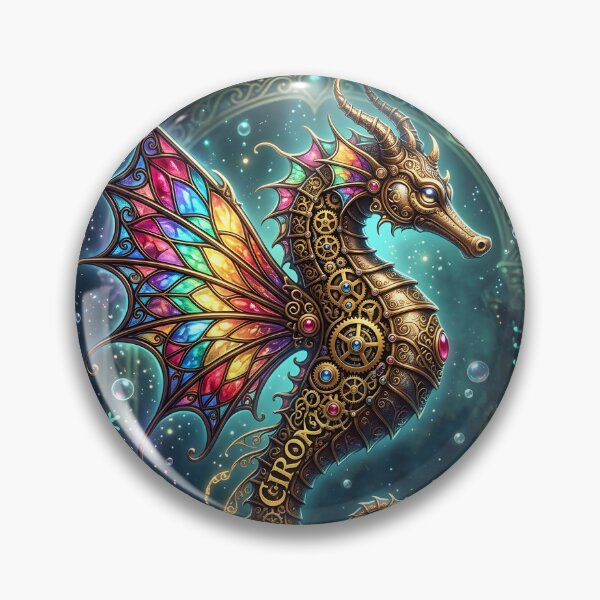 Item preview, Steampunk Seahorse – Enchanted Underwater Fantasy designed and sold by nicky2342.